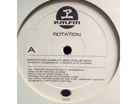 Vinil Rotation, P.m.fm Jubilee Records