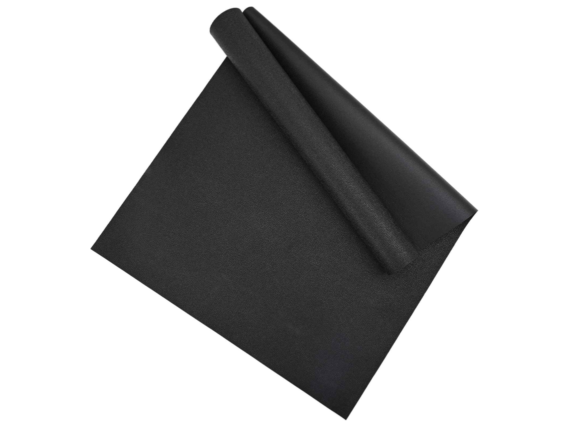 Conjunto 1 Tapete De Proteção De Piso Vidaxl Preto Pvc (180 X 75 X 0,6 Cm)