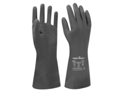 Luva Química De Neoprene Proteção Eficaz / Preto / M Portwest