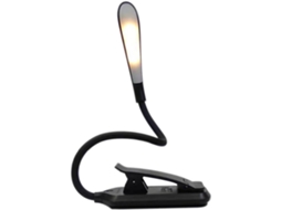 Luminária De Leitura Led Angooyy Com Clipe Flexível, Recarregável Via Usb, Luz De Leitura Portátil Para Cama, Haste