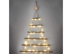 Árvore de Parede Galho Natalino Luzes LED 40cm