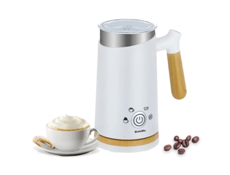 Batedor de Leite BIOLOMIX Bn11 4Em1 Quente e Frio 150Ml Capacidade de Espuma 300Ml Capacidade de Aquecimento