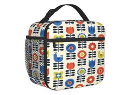 Lurelia Lancheira Bento, Com Isolamento Térmico, Estampa Floral