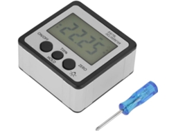 Inclinômetro Digital Ip54 Com Base Magnética, Visor Lcd, Ferramenta De