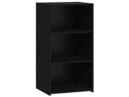 Vidaxl Buffet Carvalho Preto 50 X 41 X 93 Cm Derivados De Madeira