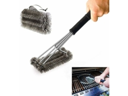 Escova para Churrasco de 45 Cm Escova Robusta para Grelhas com Cabo Longo Kit de Limpeza para Churrasqueiras DUREFORWARD