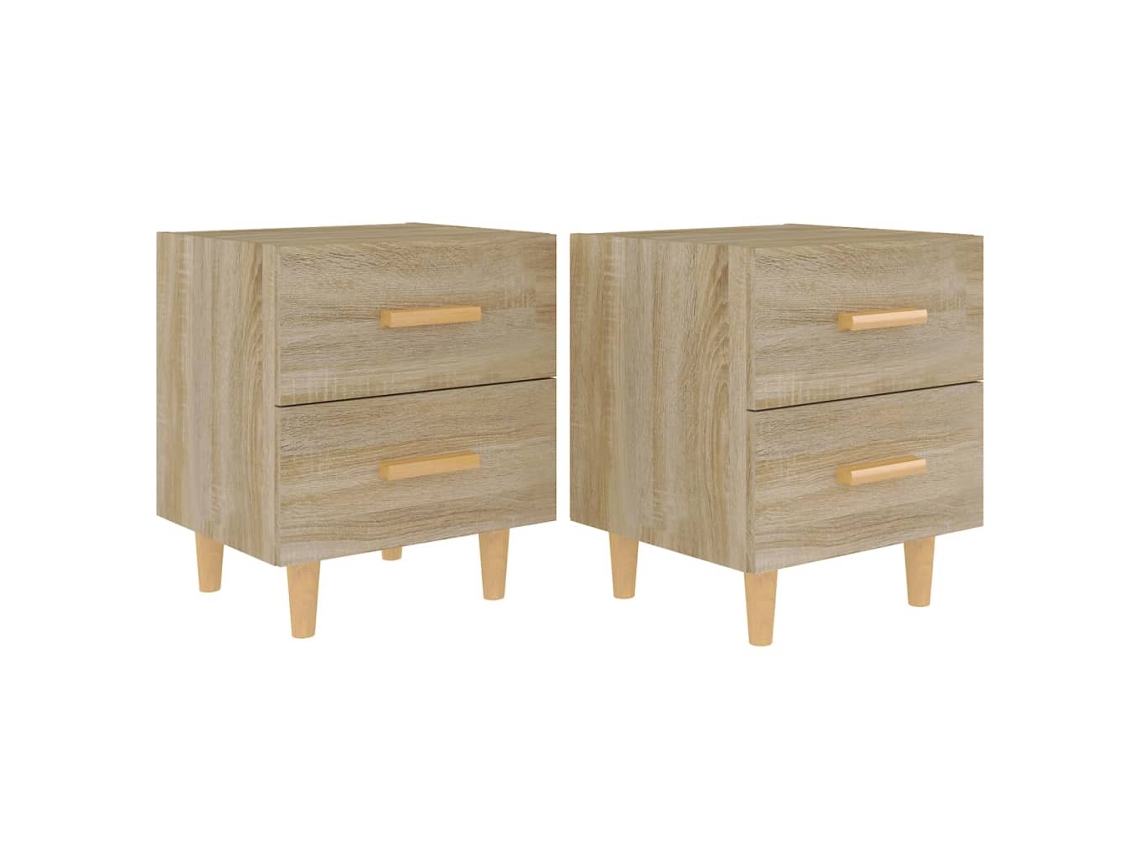 Bed Cabinet, Bed Cabinets Vidaxl Marrom Madeira Processada (n/a)