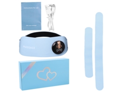 Massageador Abdominal MDUG com aquecimento vibratório, inteligente, ecológico, azul céu | MDUG