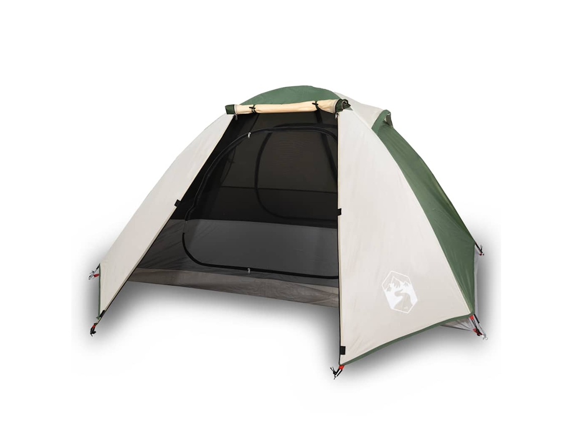 Tenda de campismo p/ 2 pessoas VIDAXL tecido opaco impermeável verde