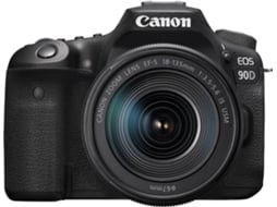 Máquina Fotográfica Reflex CANON EOS 90D + EF-S 18-135mm f/3.5-5.6 (APS-C)