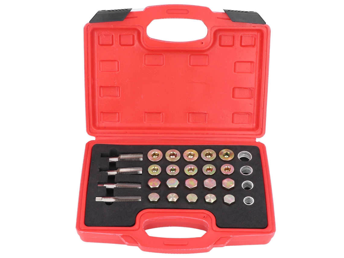 Kit De Reparación De Fios Para Cubo De Óleo E Tampa De Escape Da Caixa De Câmbio Com Ferramenta De Refios M13 M15 M17 M20 64 Peças