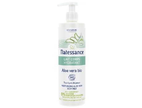 Loção Corporal Hidratante Orgânica Aloe Vera 400 Ml NATESSANCE