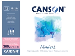 Bloco de Aquarela CANSON Montval 240 X 320 Mm 300 G/M²