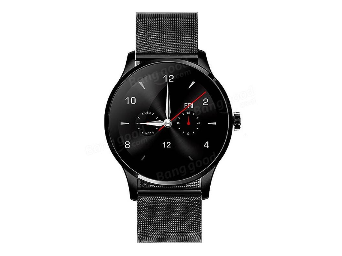 Relógio inteligente Bluetooth MTK2502 com tela redonda, monitor de frequência cardíaca, pedômetro, para Android e iOS Ly Ebike