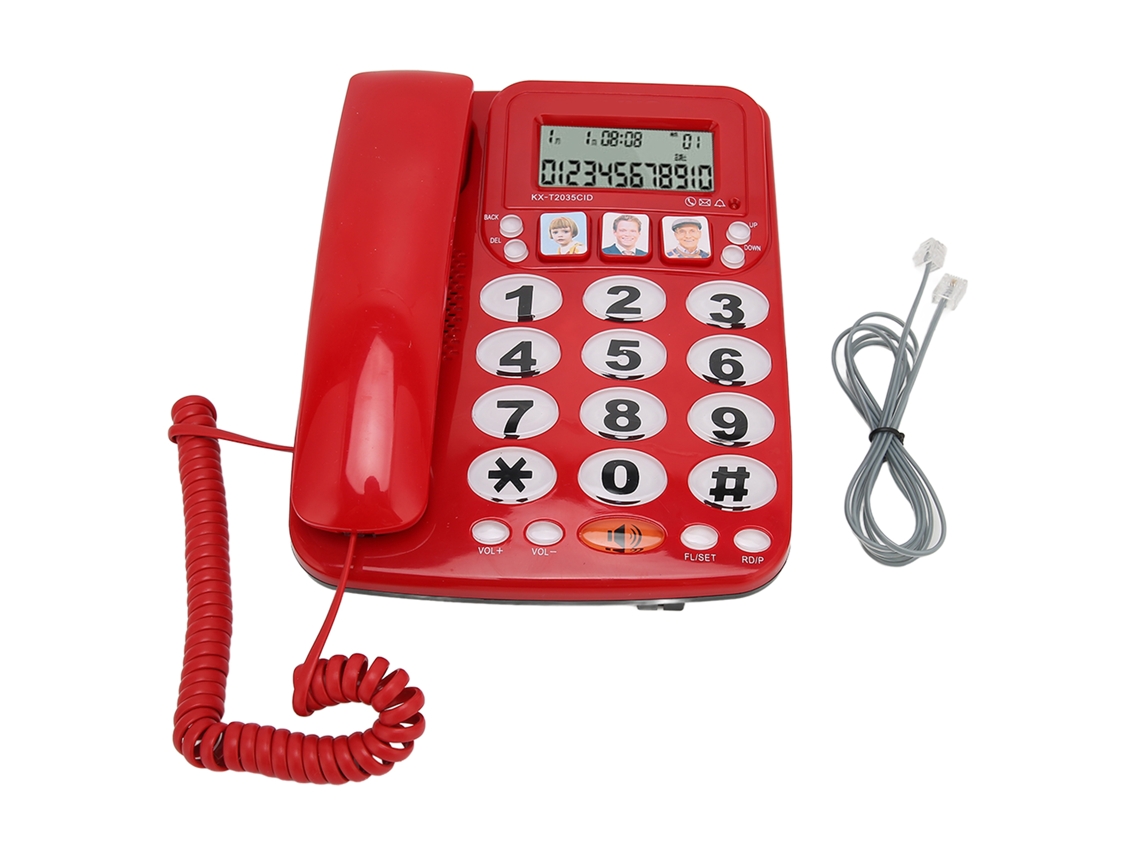 Telefone Fixo com Identificação de Chamadas EOOCOO