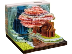 Calendário Semanal Artístico 3d Destacável 2025 com Luz Led. SFUSHOS