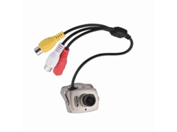 Mini câmera de segurança Mali CCTV, com fio, 6 LEDs, visão noturna, vídeo CMOS, NTSC.