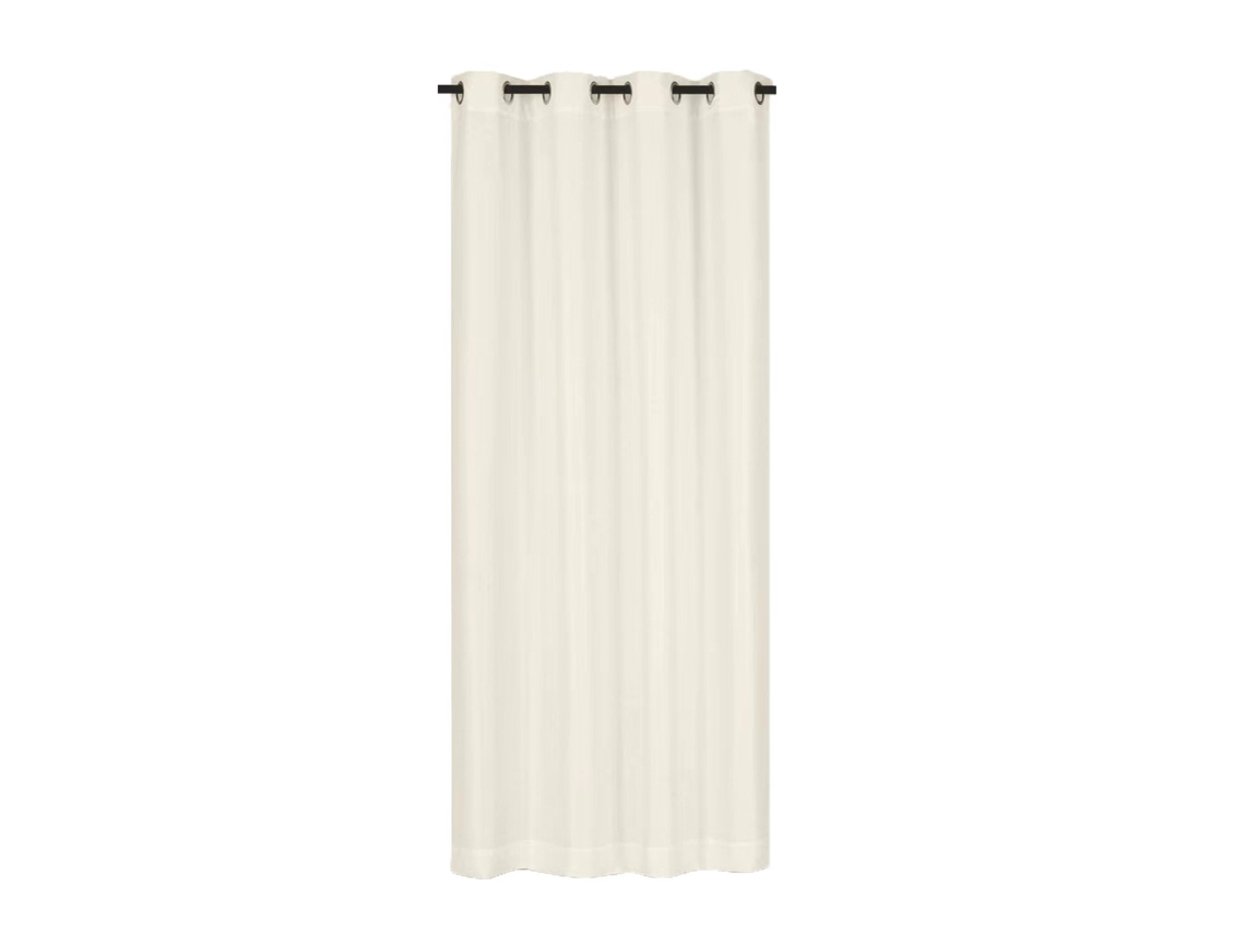 Duas Cortinas De Tule Coloridas, Semitransparentes, Pré-perfuradas E Impermeáveis, Em Fileira Única, Adequadas Para Terraços Externos.