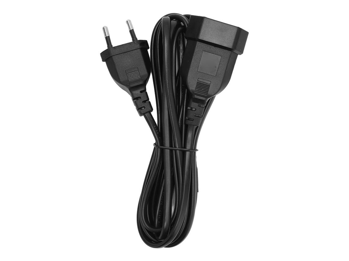Cable de extensión IEC320 C7 macho a hembra, impermeable e ignífugo, 5m