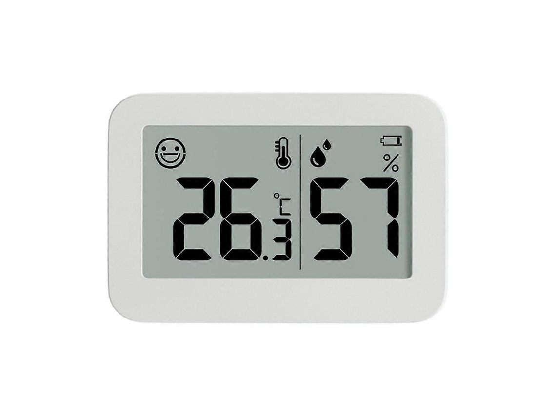 Mini Termômetro E Higrômetro Eletrônico Para Uso Interno, Ideal Para Bebês E Geladeiras, Com Visor De Carinha Sorridente.