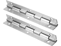 Conjunto De 2 Dobradiças Piano Reforçadas Para Portas Armários, Lisas