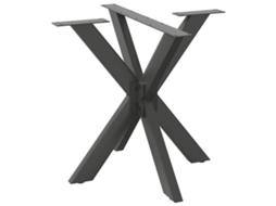 Vidaxl Pé De Mesa De Jantar Em Formato De Aranha, Antracite, 85x85x(72-73) Cm, Aço