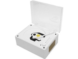 Leitor Cd Portátil, De Música Em Formato De Mala Retrô Com Bluetooth 5.0, Alto-falante Hifi, Saída Auxiliar