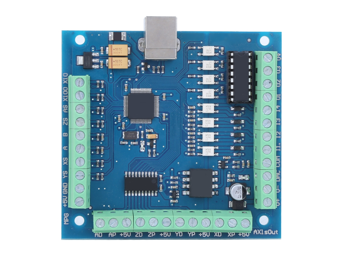 Controlador de Máquina de Gravação 4 Eixos Usb