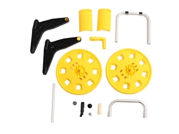 Carretel de Mangueira LAXISCREED 60m Jardim Portátil Amarelo