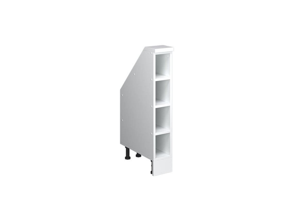Móvel Sob a Inclinação VICCO 15cm com 4 Compartimentos Branco