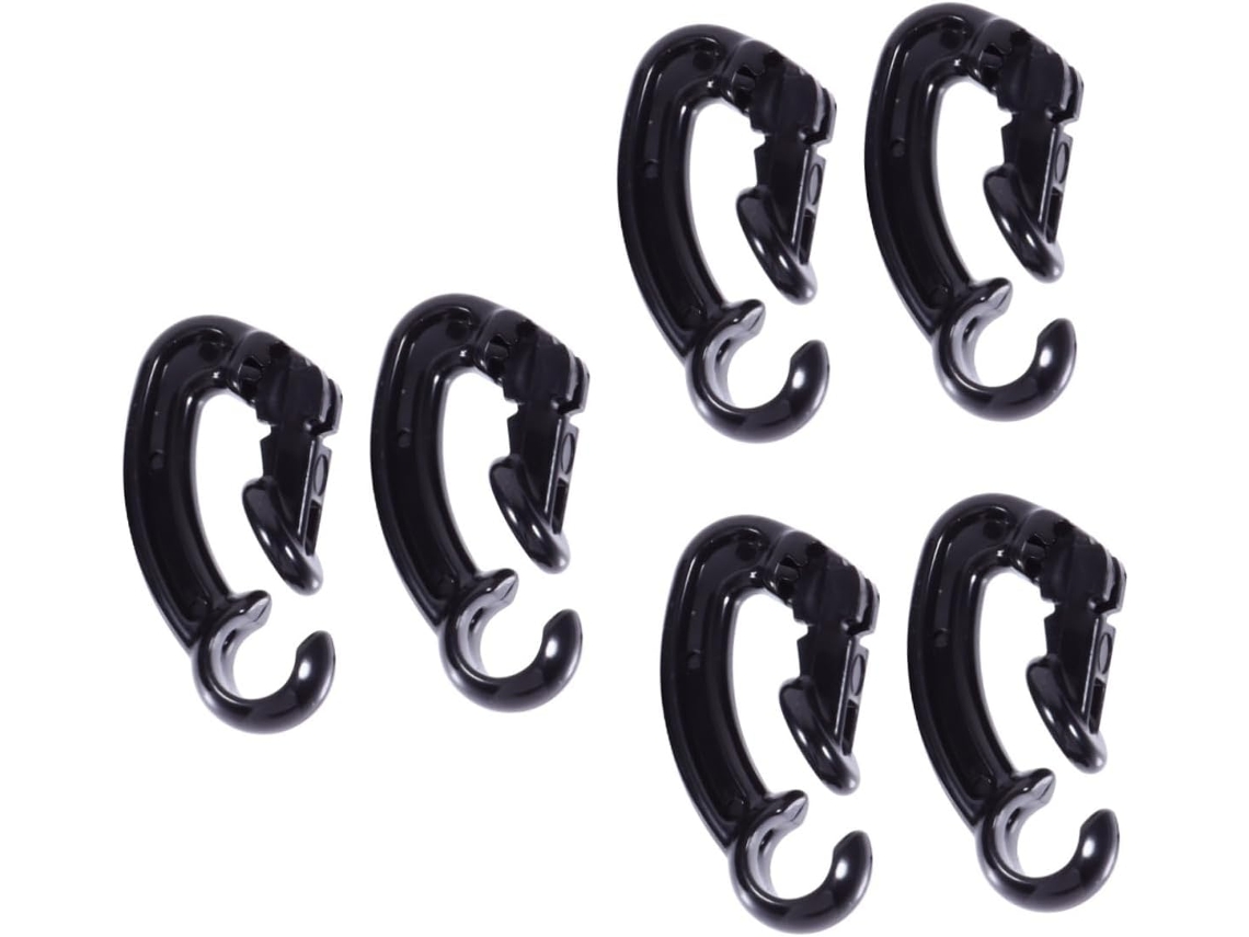 Conjunto de 6 Clipes Anti perda para Fones de Ouvido, Ganchos e Presilhas para Orelha SFUSHOS