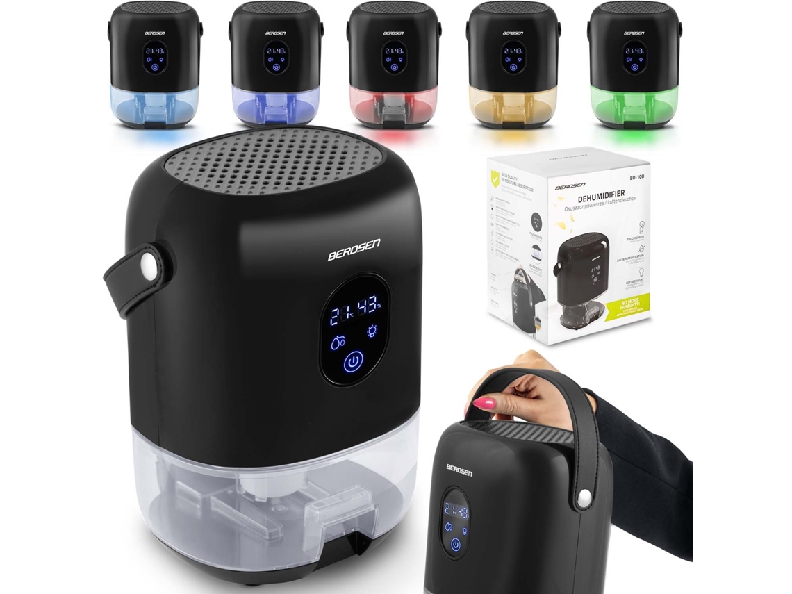 Desumidificador De Ar Berdsen BR-10B - Eficiente E Compacto Em Preto