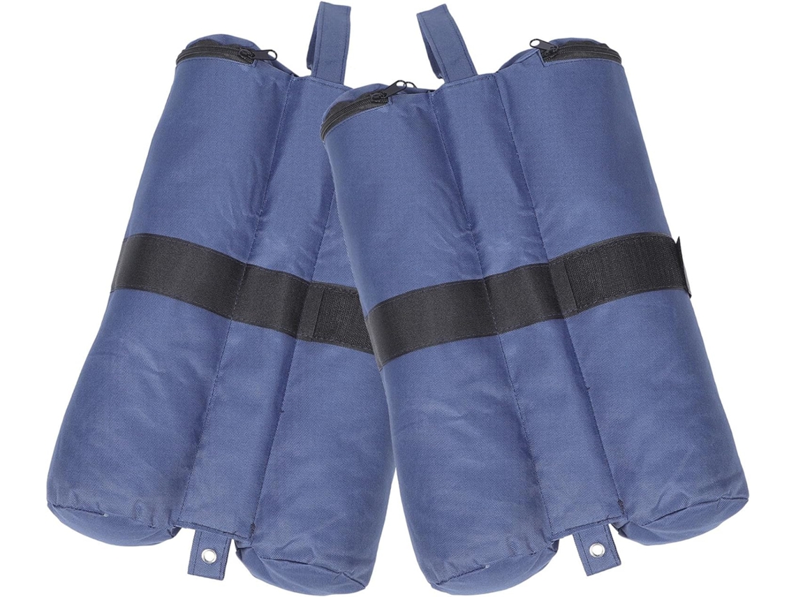 Conjunto De 2 Sacos Areia Para Âncora Gazebo Na Cor Azul Oxford,