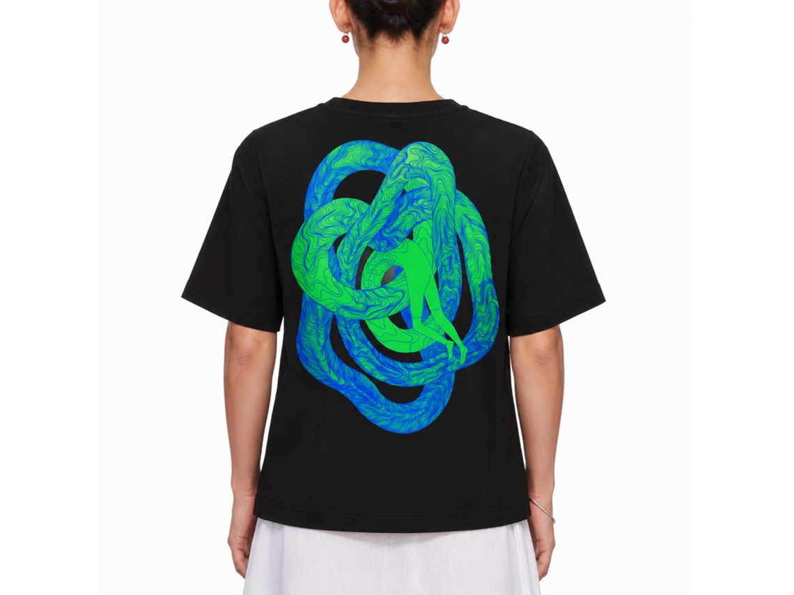 Rockinstone Snaking X Staselė Jakunskaitė Staselė Jakunskaitė T-shirt Unique Designer Style