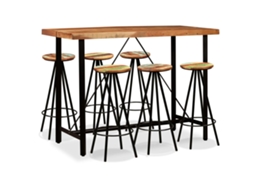 Bar Set, Bar Sets Vidaxl Marrom Madeira