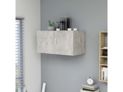 Vidaxl Armário De Parede 80x39x40cm Derivados Madeira Cinzento Cimento