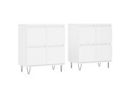 Sideboard, Sideboards Vidaxl Branco Madeira Processada (n/a)