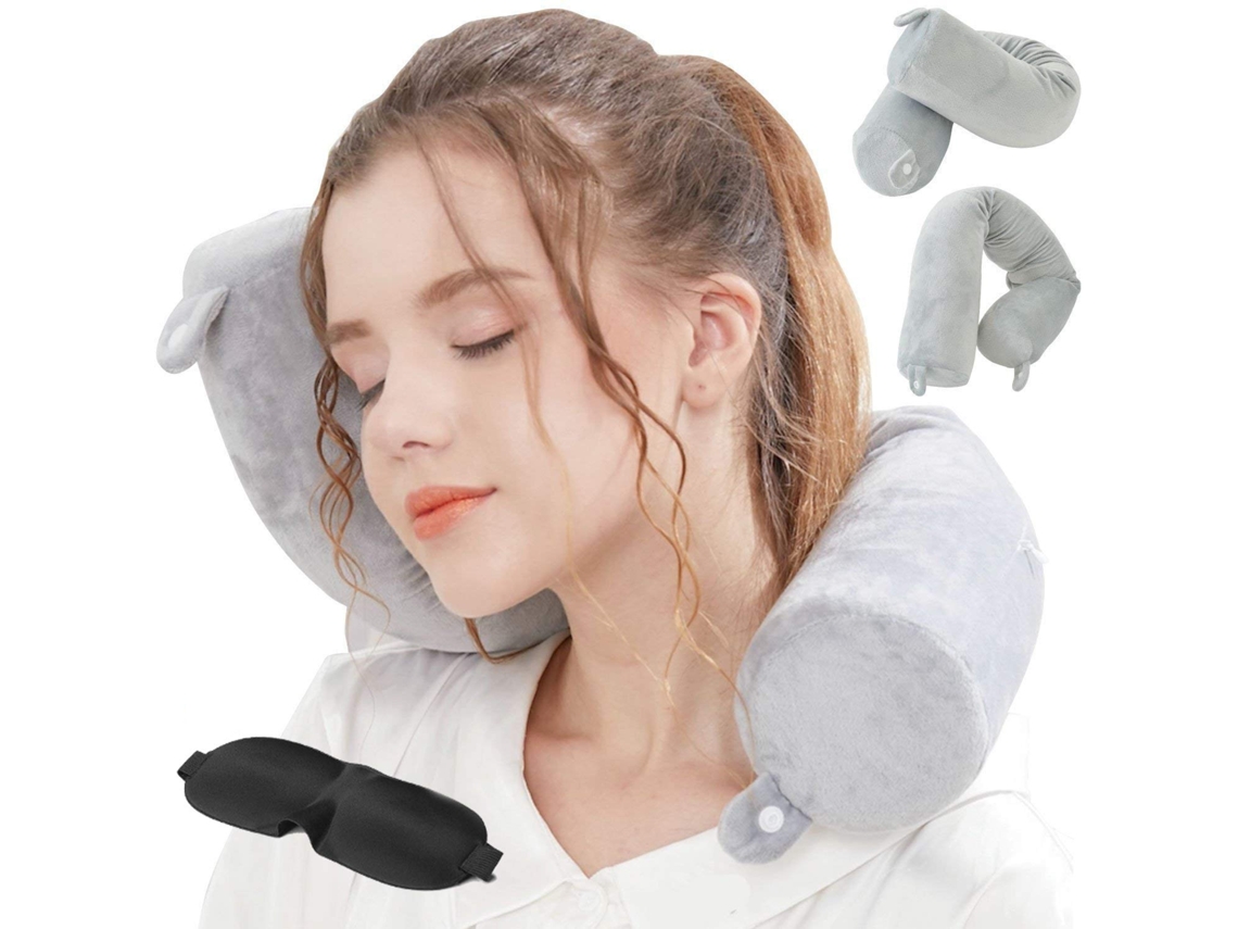 Bolsa transversal de viagem Slowmoose 100% espuma viscoelástica para avião