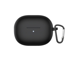 Estojo para Fones de Ouvido Compatível com Redmi Buds 3 Lite Versão Preta EOOCOO (proteção de Silicone Portátil)
