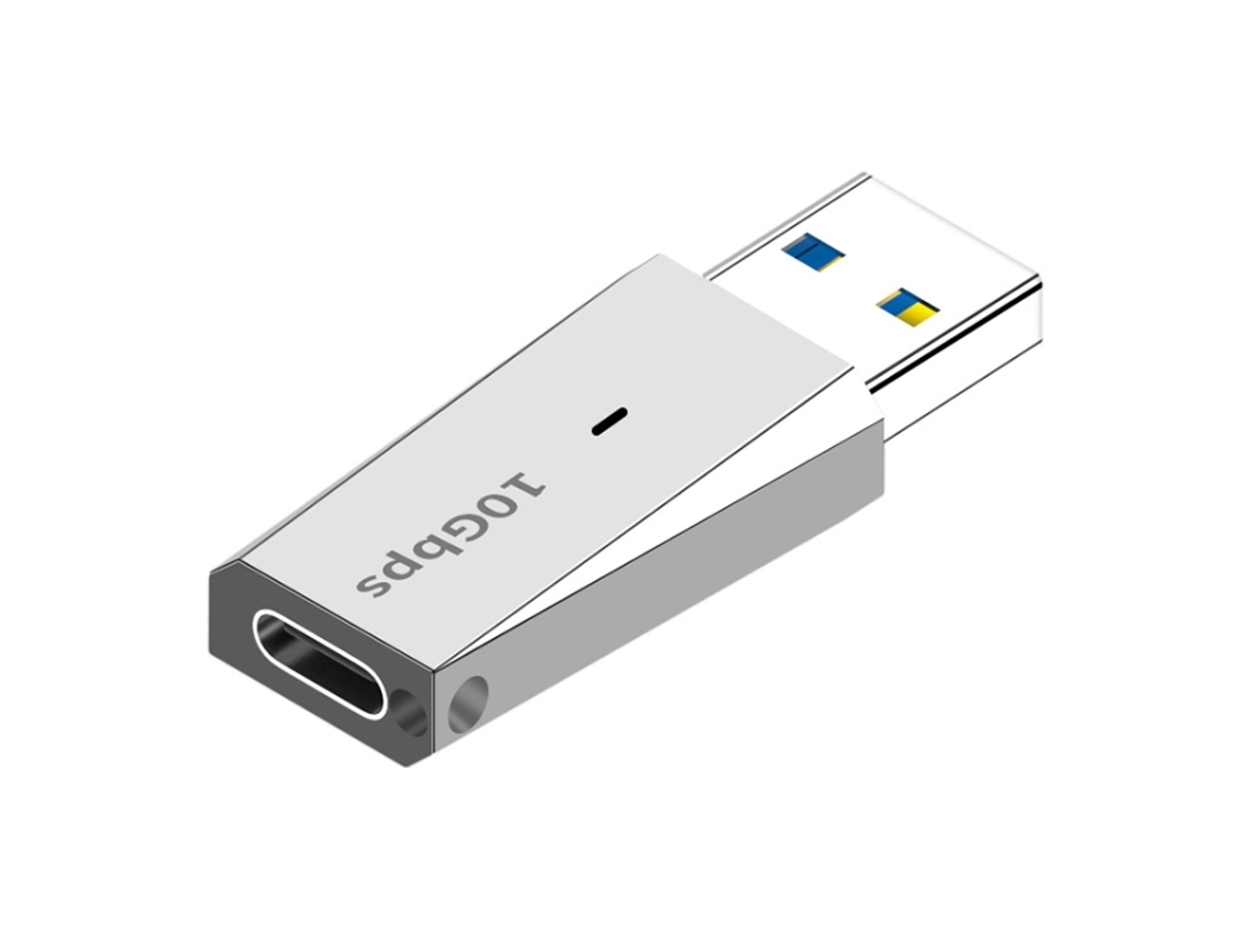 Adaptador Halinuia Ads-613 Usb3.1 Macho Para Fêmea Tipo-c, Alta Velocidade Transferência