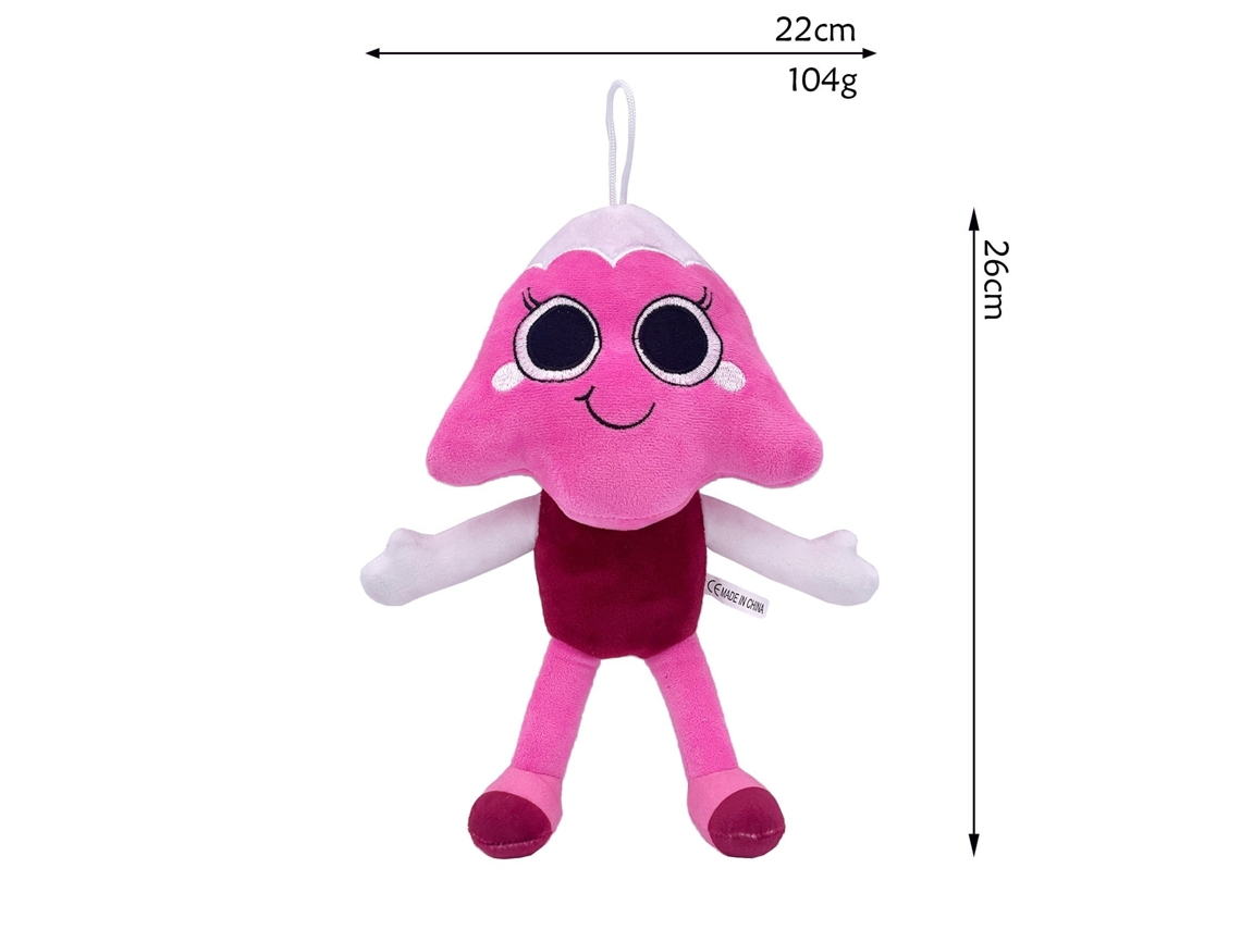Boneco de Pelúcia Dandy's World com Guarda chuva Rosa GOKOCO
