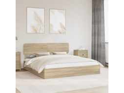 Vidaxl Cama com Armazenamento com Gaveta Carvalho Sonoma 180 X 200 Cm