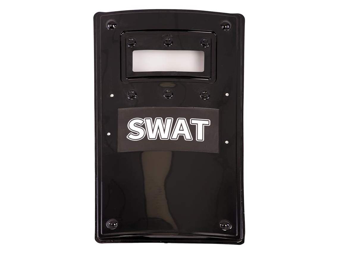 Escudo Swat preto 66,5X38 cm