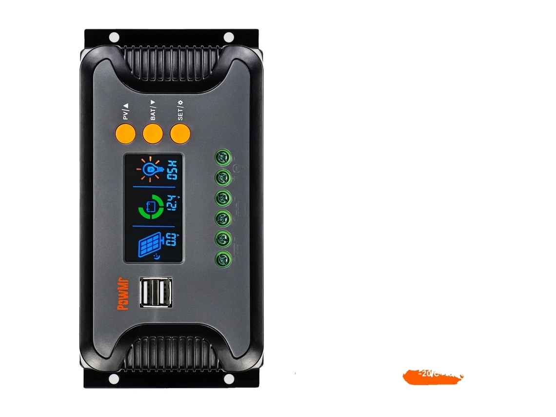 Controlador De Carga Solar, Display Lcd, Recursos Inteligentes, 30a