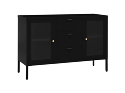 Sideboard, Sideboards Vidaxl Preto Aço (n/a)