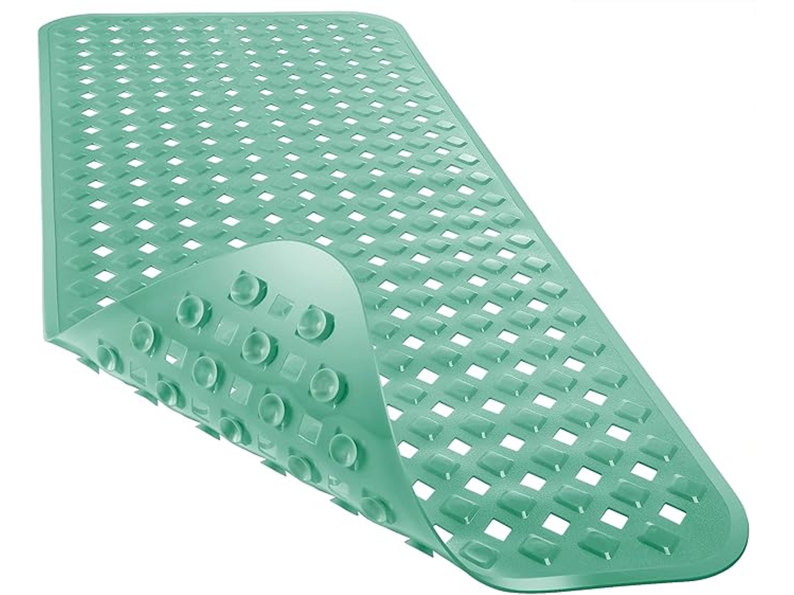 Tapete Ehstmind Antiderrapantes Banheira Ventosas Furos Drenagem Lavável Máquina Bpa Multicor (30x30x20)