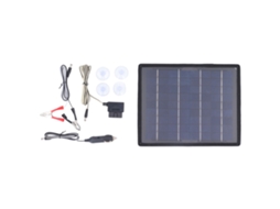 Carregador Solar Para Bateria De Carro Com Plug Obd, Cabo E Porta Cigarrete - Anti Perda De Bateria