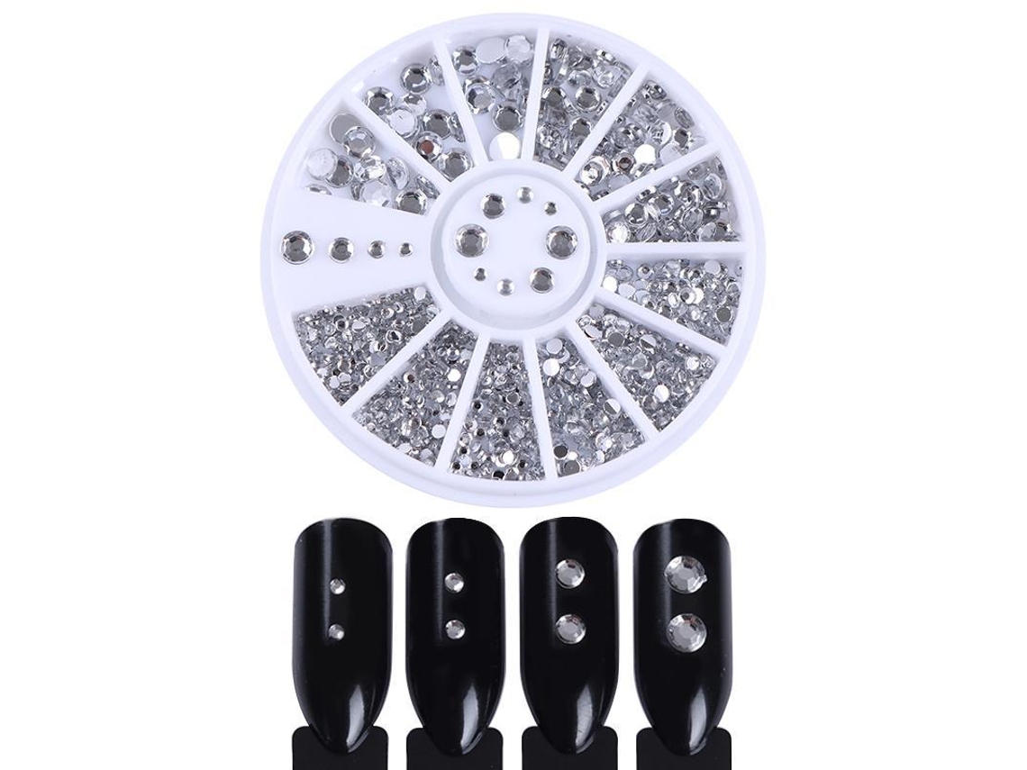 Acessórios Para Unhas Decoradas Com Strass, Cristais E Aplicações De Strass.