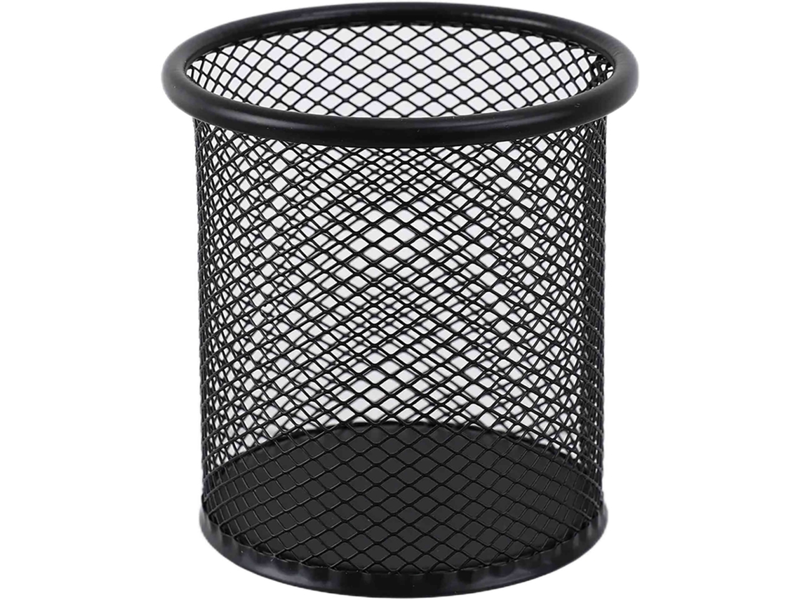 Copo Porta Lápis Metal Preto NOTE!