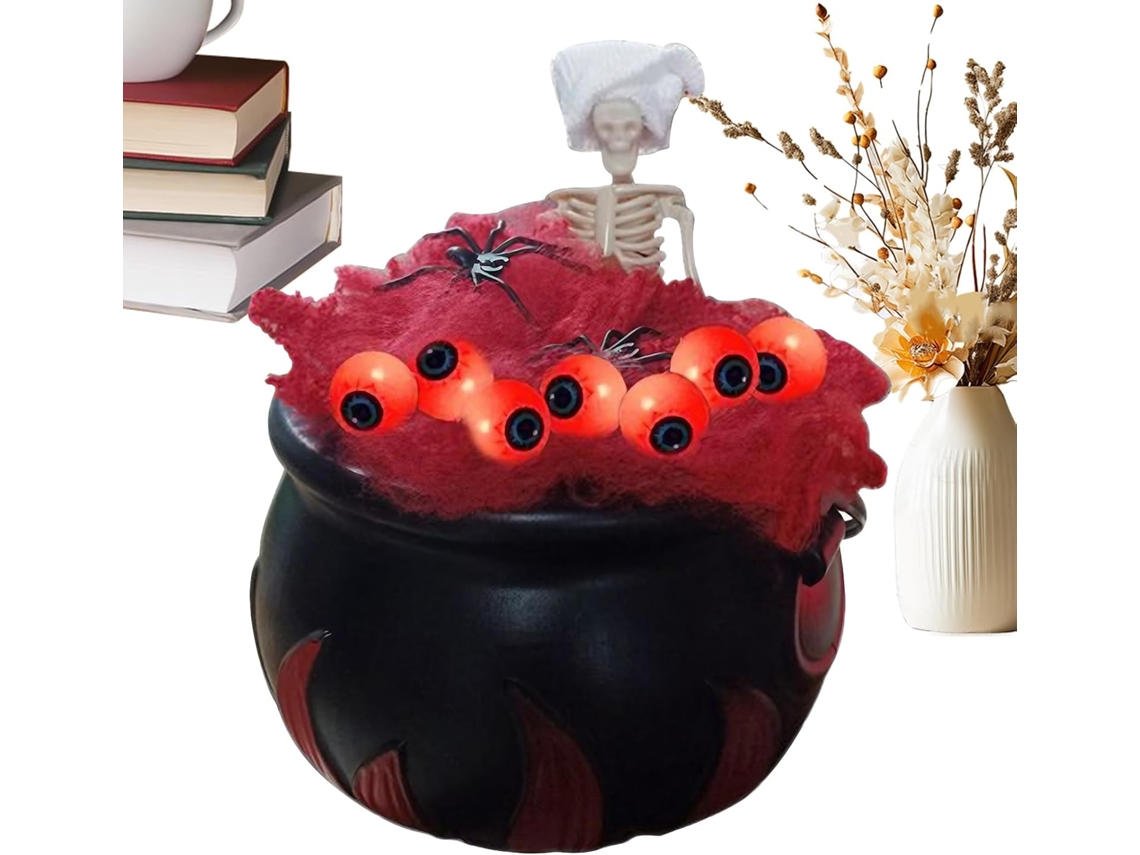 Decoração De Halloween Com Caldeirão Para Ambientes Internos |